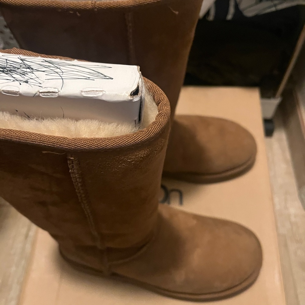 UGG Women's Chestnut Suede Winter Boots - Picture 2 of 5